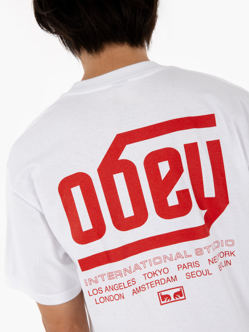 S/S Trademark tee white