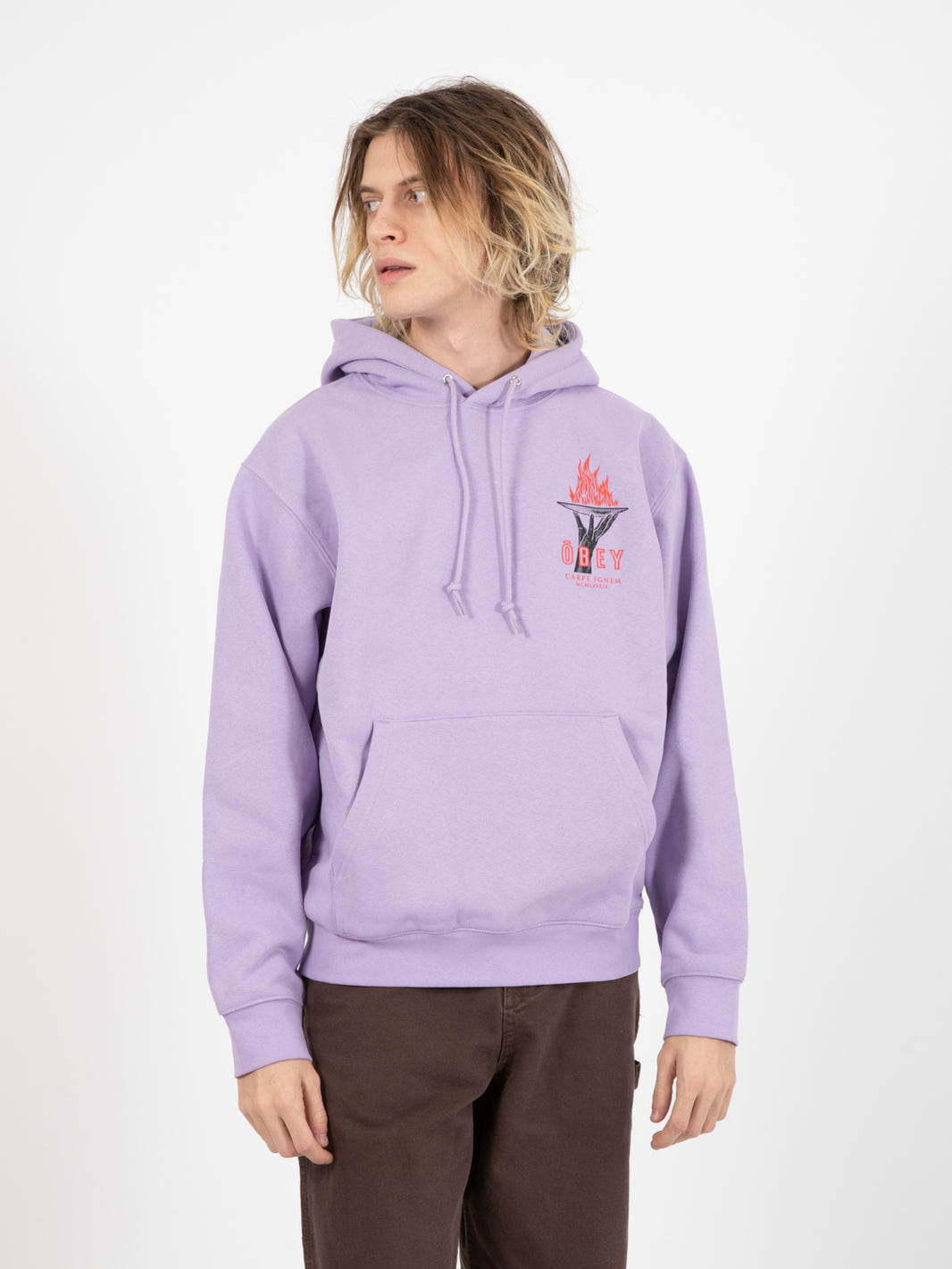 Seize Fire Premium Hood Digital Lavender