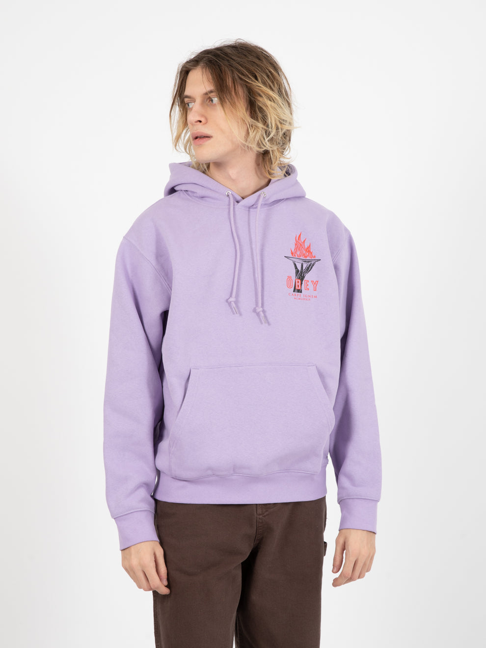 Seize Fire Premium Hood Digital Lavender