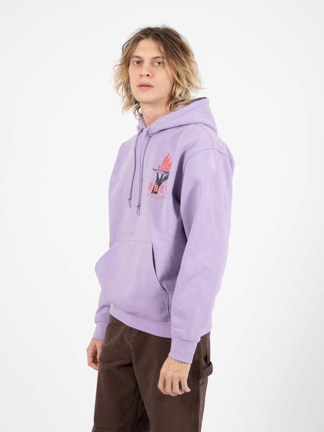 Seize Fire Premium Hood Digital Lavender