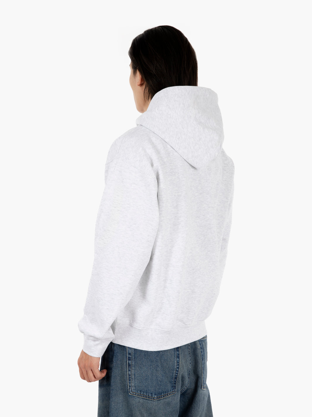 Stars Hood Fleece ash grey