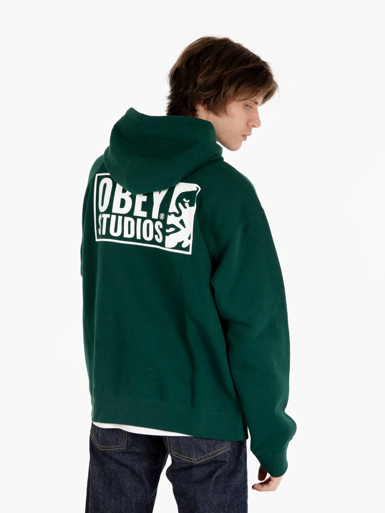 OBEY - Studios Icon Fleece rain forest