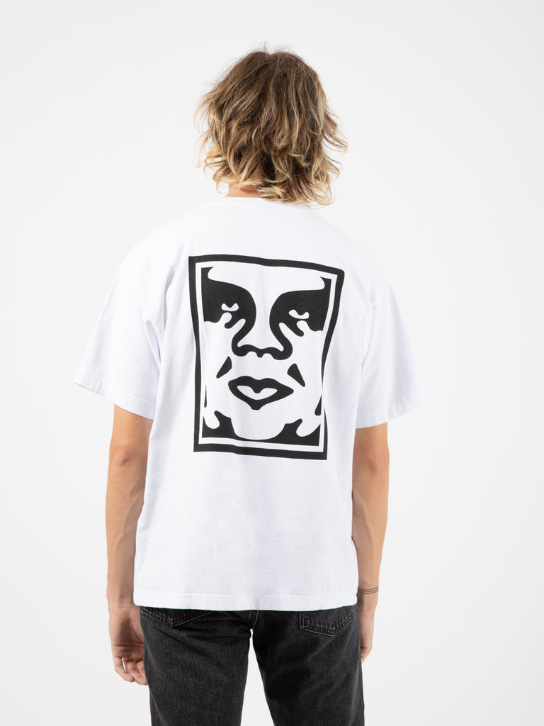 OBEY - T-shirt Bold Icon Heavyweight tee white