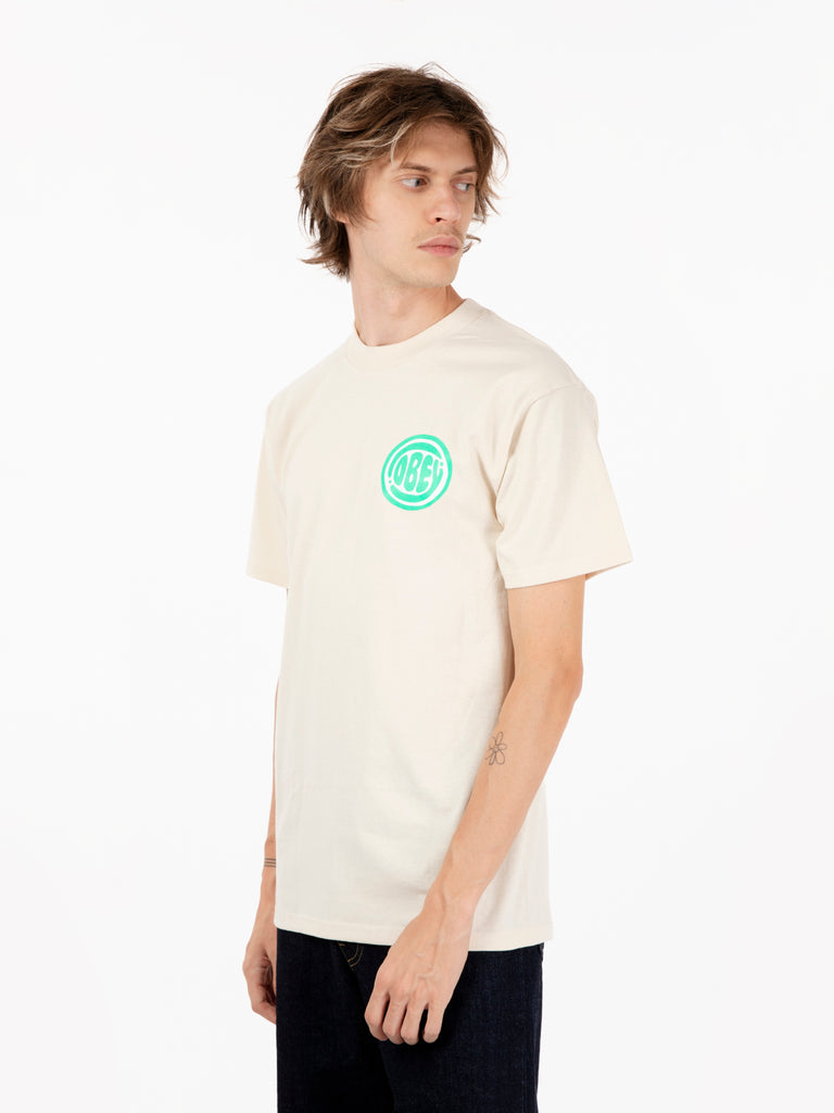 OBEY - T-shirt Bubble tee cream