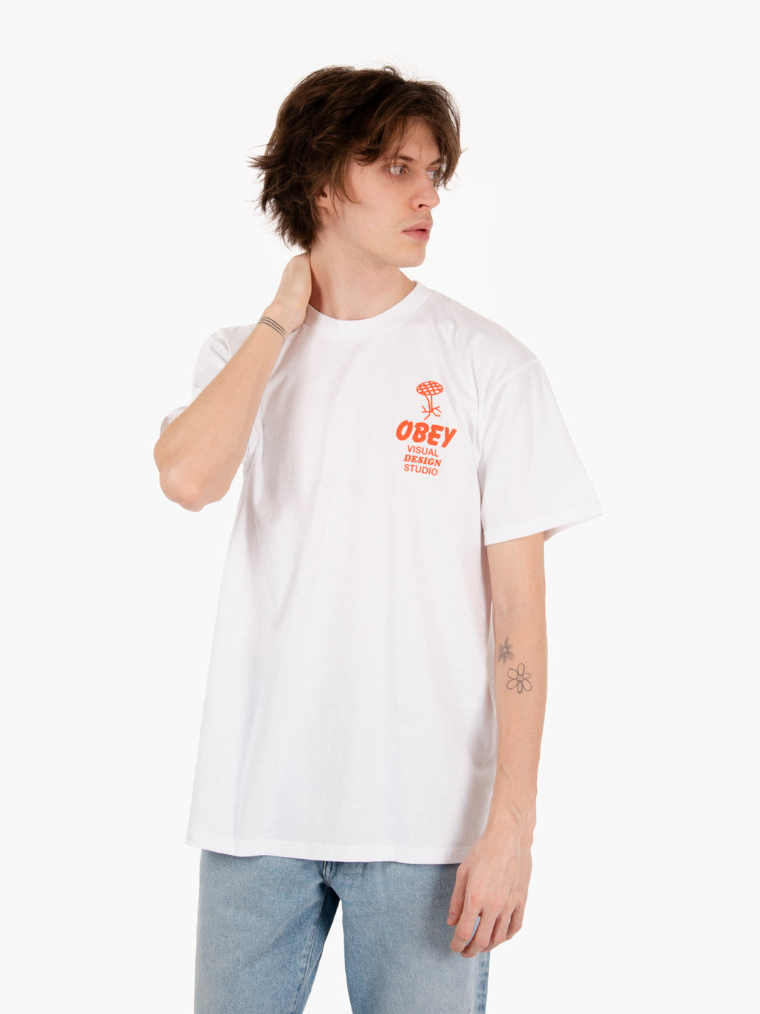 T-shirt "Building strong minds" white