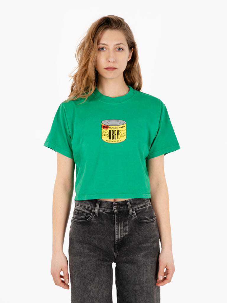 OBEY - T-shirt canned rage green