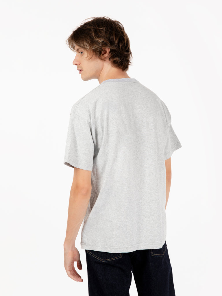 OBEY - T- shirt Collegiate tee heater grey