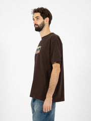 OBEY - T-shirt con stampa brown