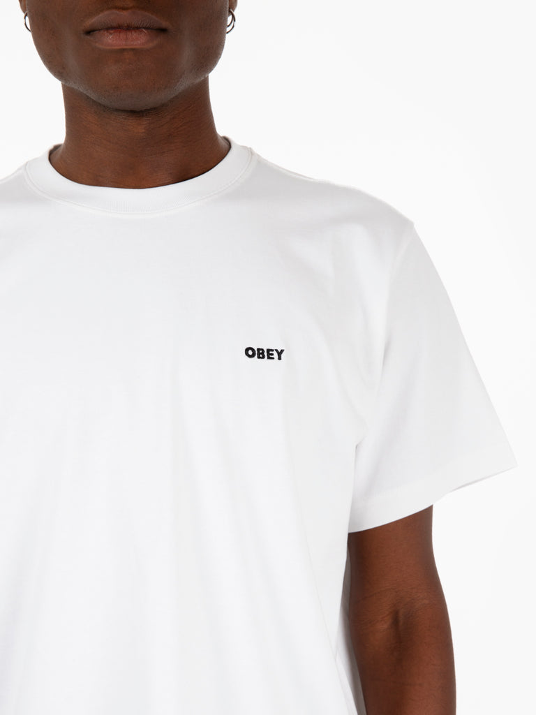 OBEY - T-shirt established works bold white