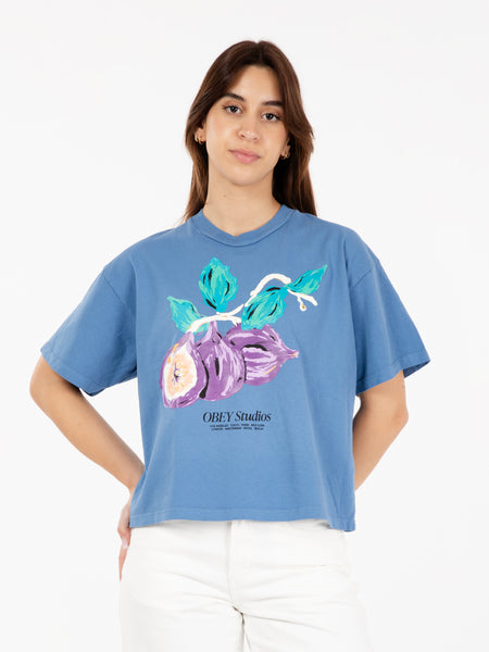T-shirt Food For Your Mind raegan coronet blue