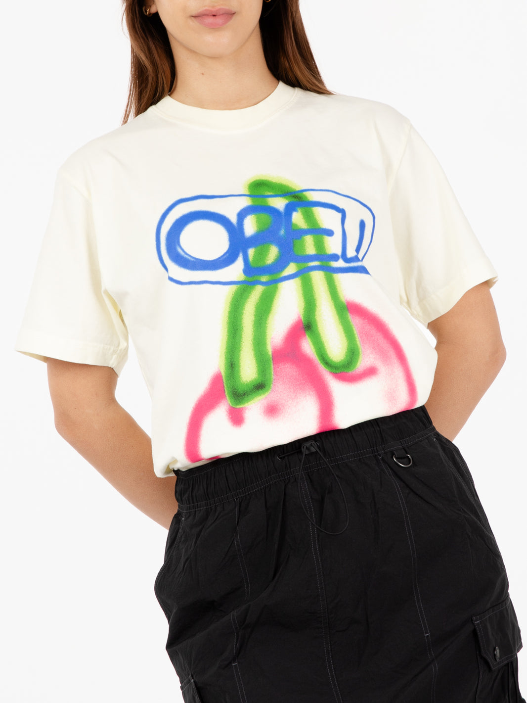 T-shirt Fuzzy Cherry pigment unbleached