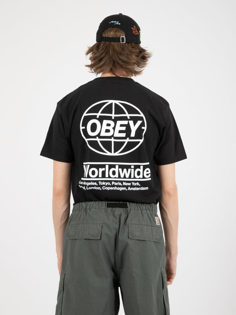 OBEY - T-shirt global black