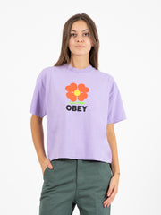 OBEY - T-shirt Growth Custom Crop Tee digital lavender