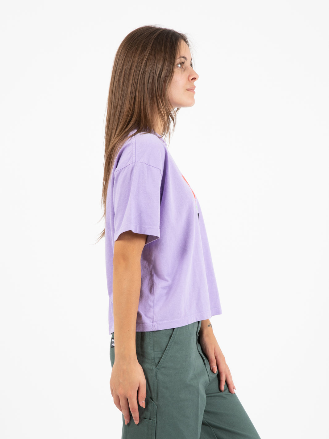 T-shirt Growth Custom Crop Tee digital lavender
