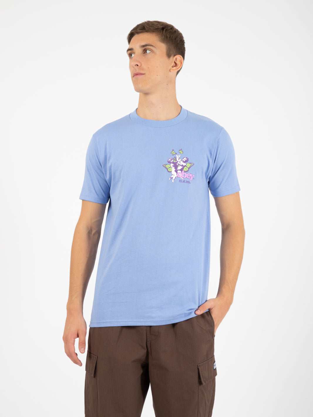 T-shirt It's All Love Classic digital violet