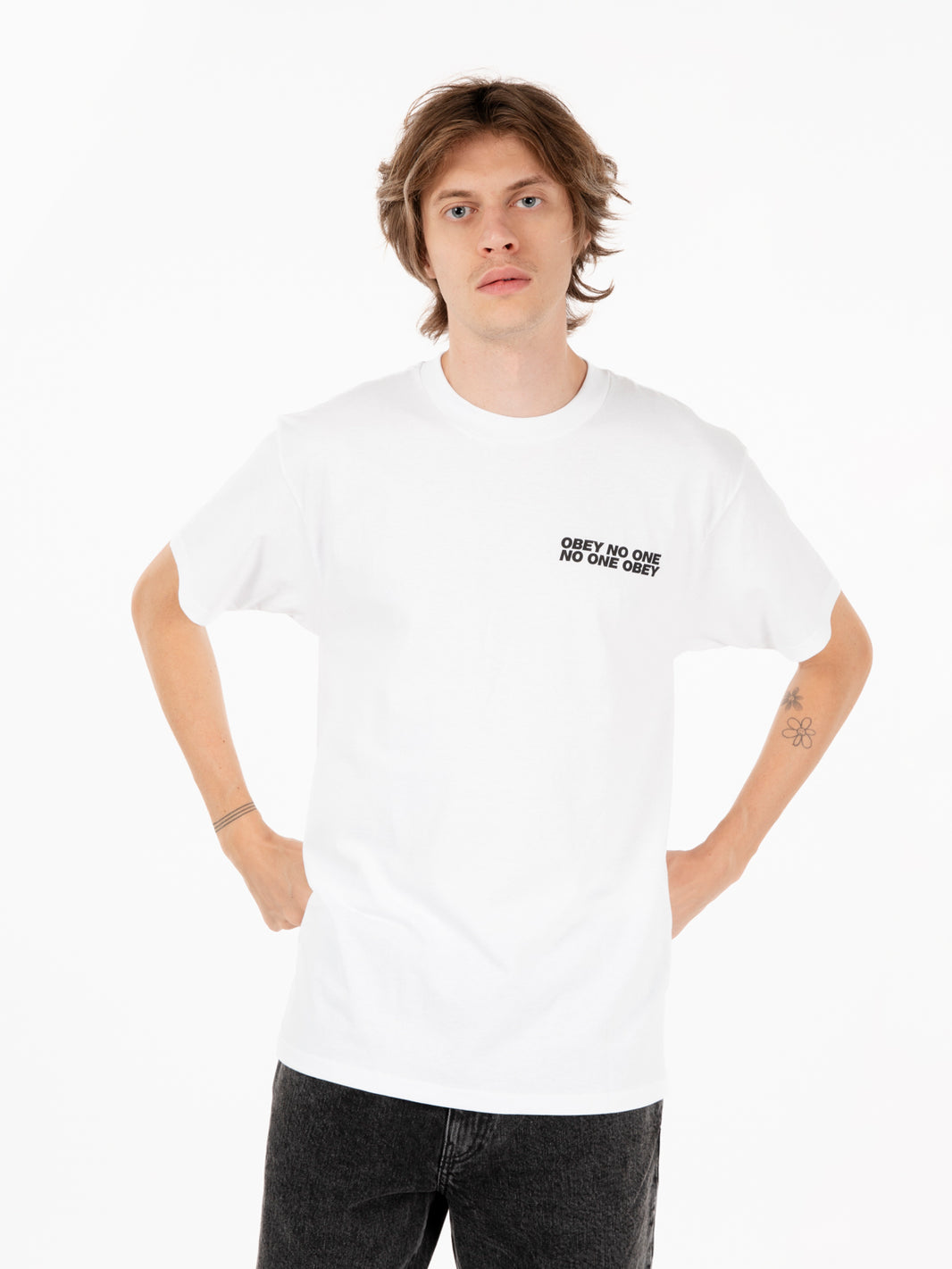 T-shirt No one tee white
