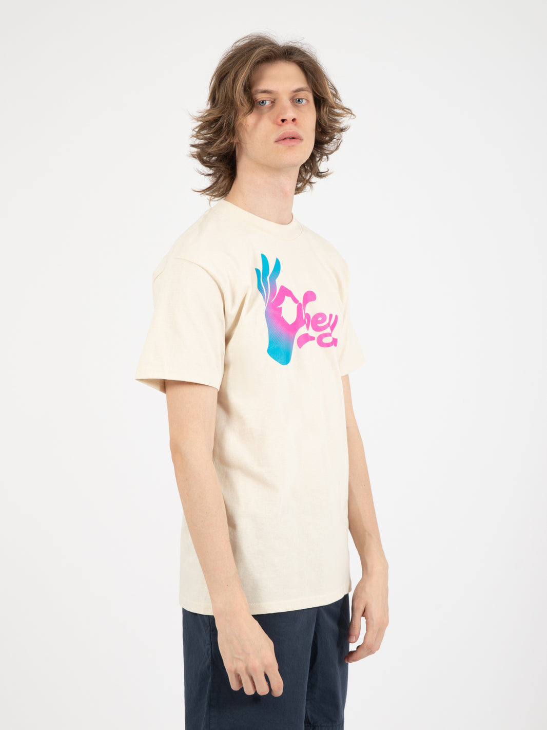 T-shirt Okay cream