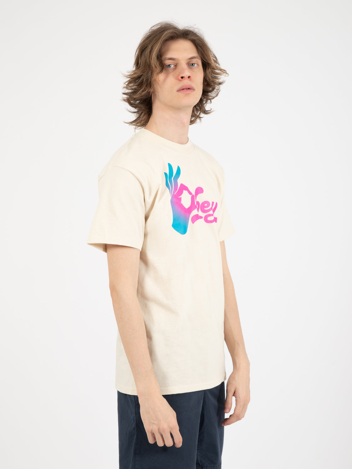 T-shirt Okay cream