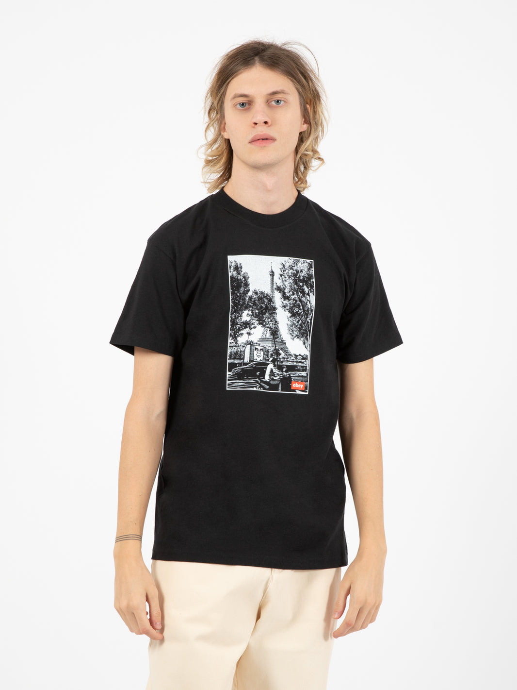 T-Shirt Paris photo classic tee black