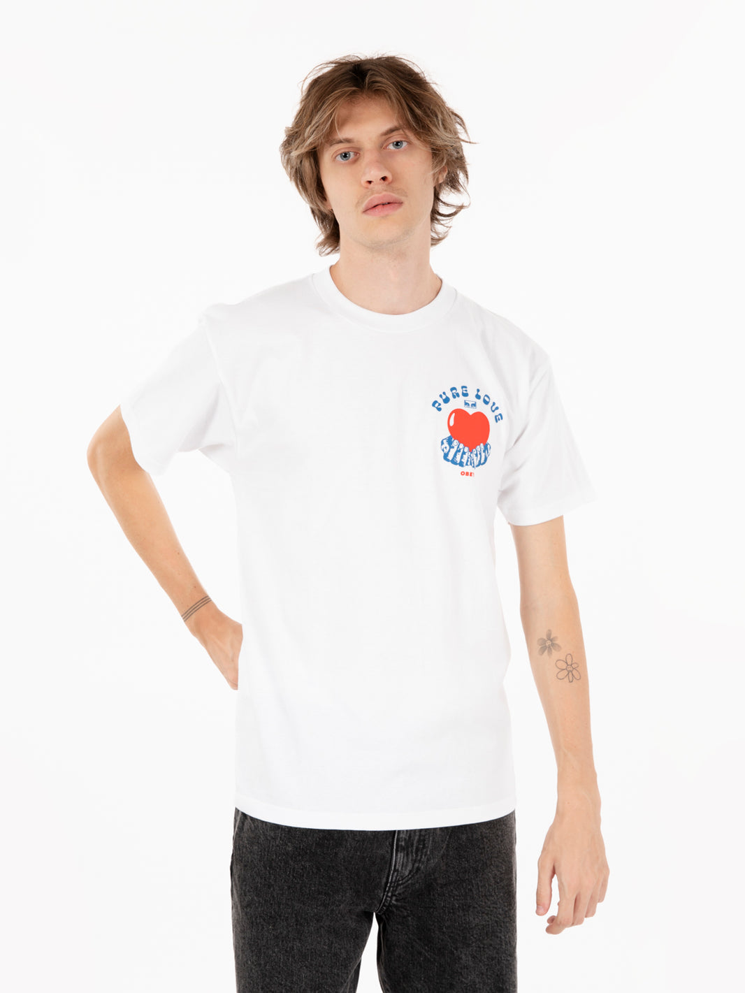 T-shirt "Pure Love" white