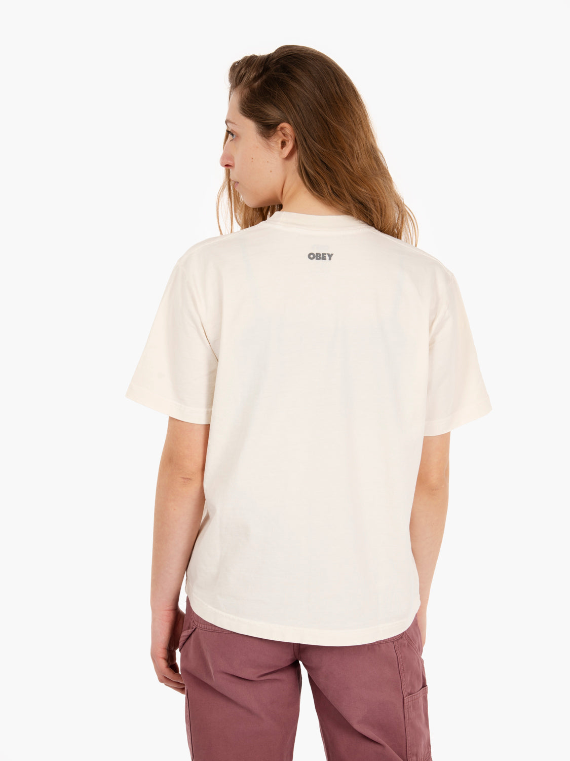 T-shirt "Send me on a carousel" pigment unbleached