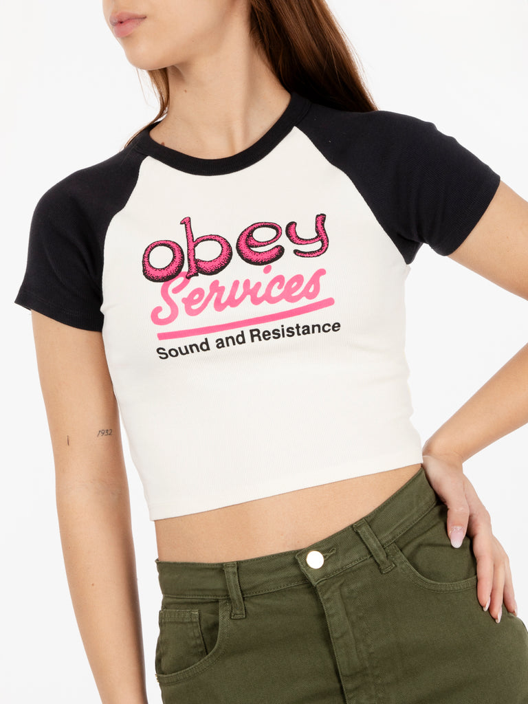 OBEY - T-shirt services stevie tees unblached