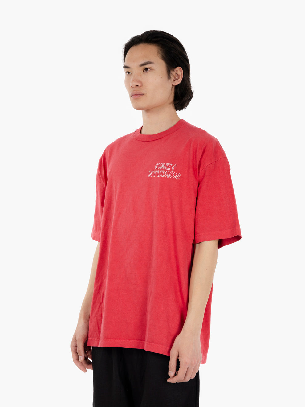 Studios Outline Pigment Raspberry T-shirt