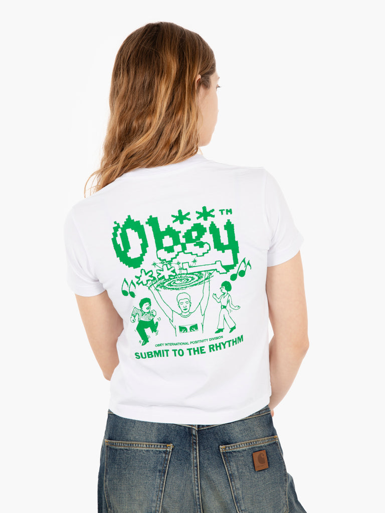 OBEY - T-shirt Submit To The Rhythm white