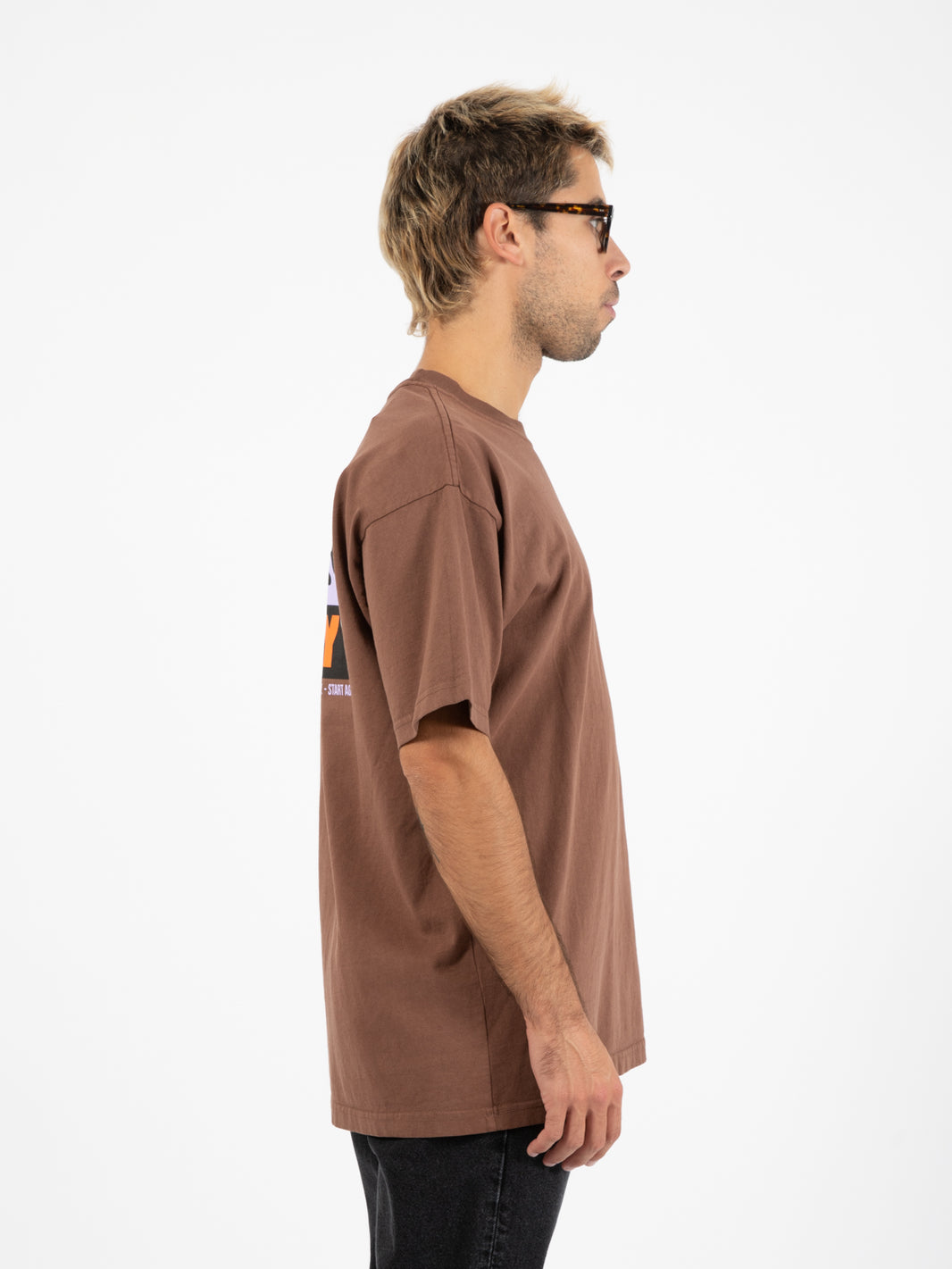 T-shirt Subvert Heavyweight classic box tee sepia