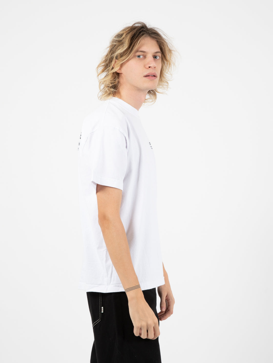 T-shirt Worldwide Cities Heavyweight classic box tee white