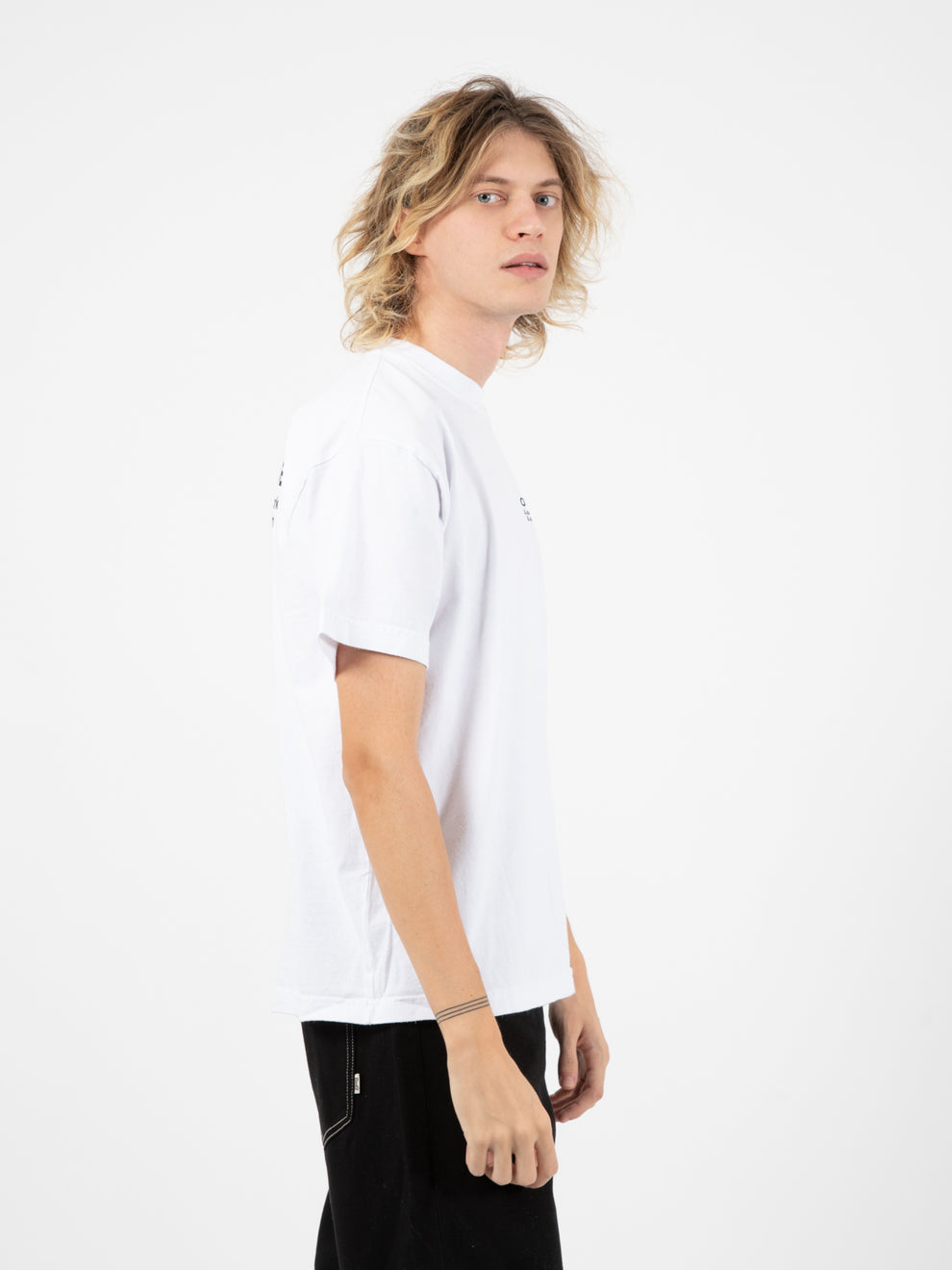 T-shirt Worldwide Cities Heavyweight classic box tee white