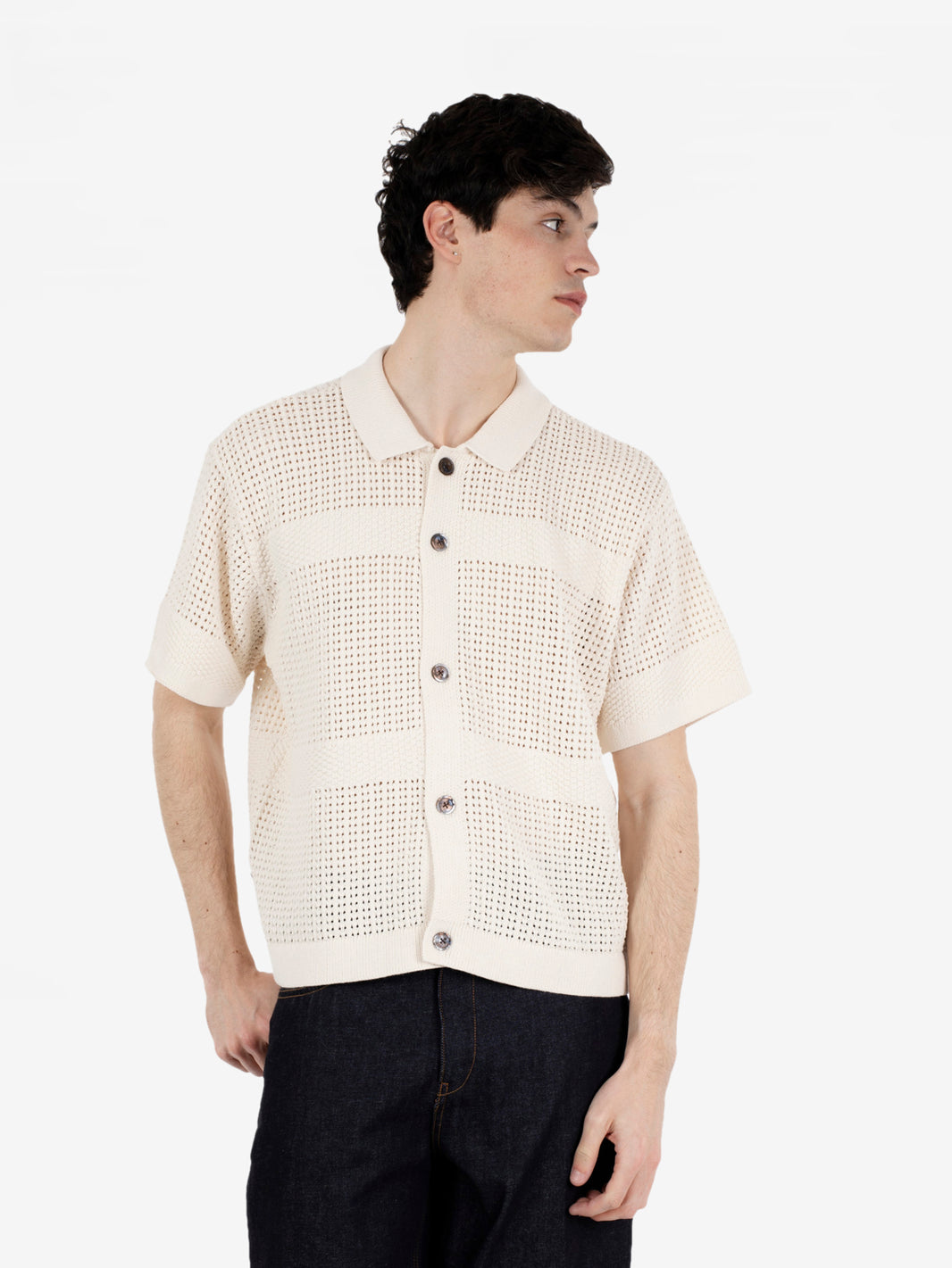 Zach sweater shirt unbleached