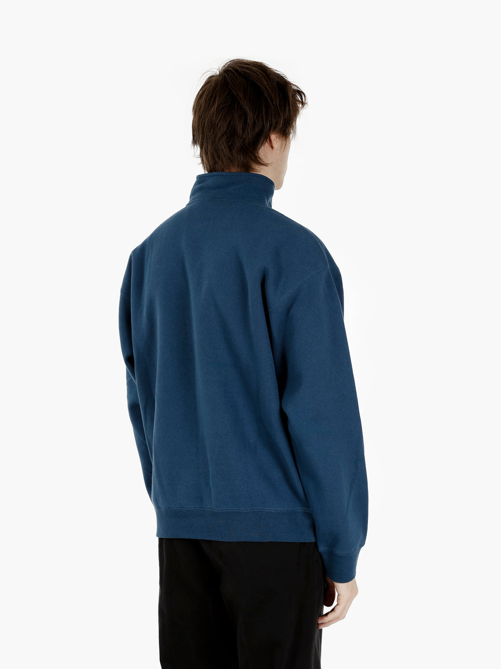 Zip Estabilished Works bold mockneck fleece dark