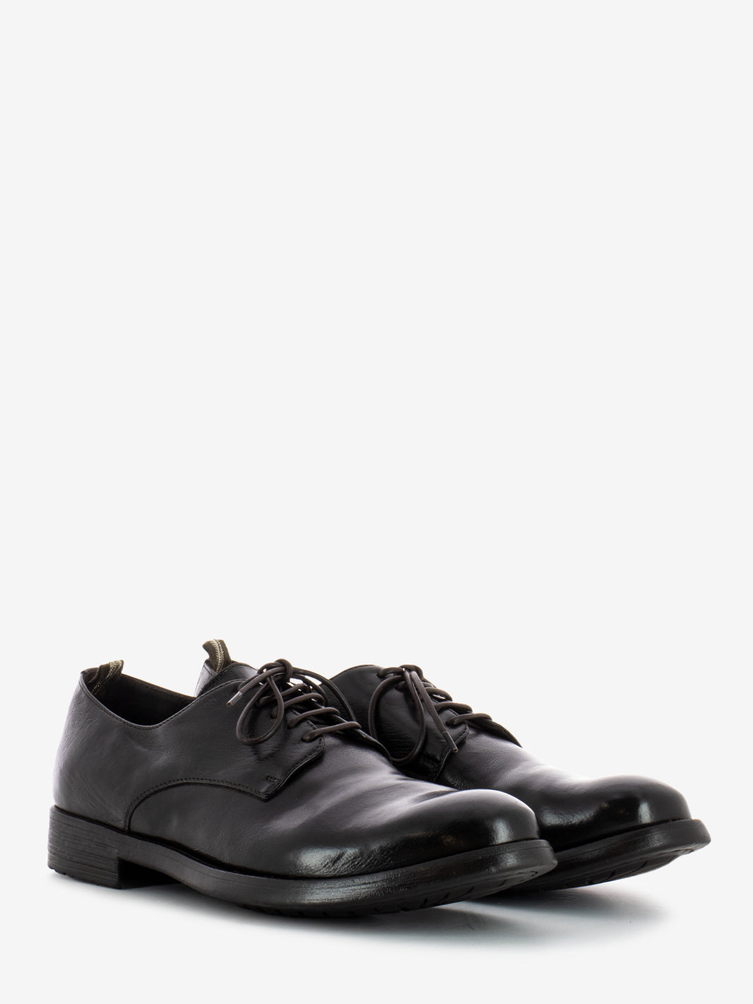Brown soft leather derby