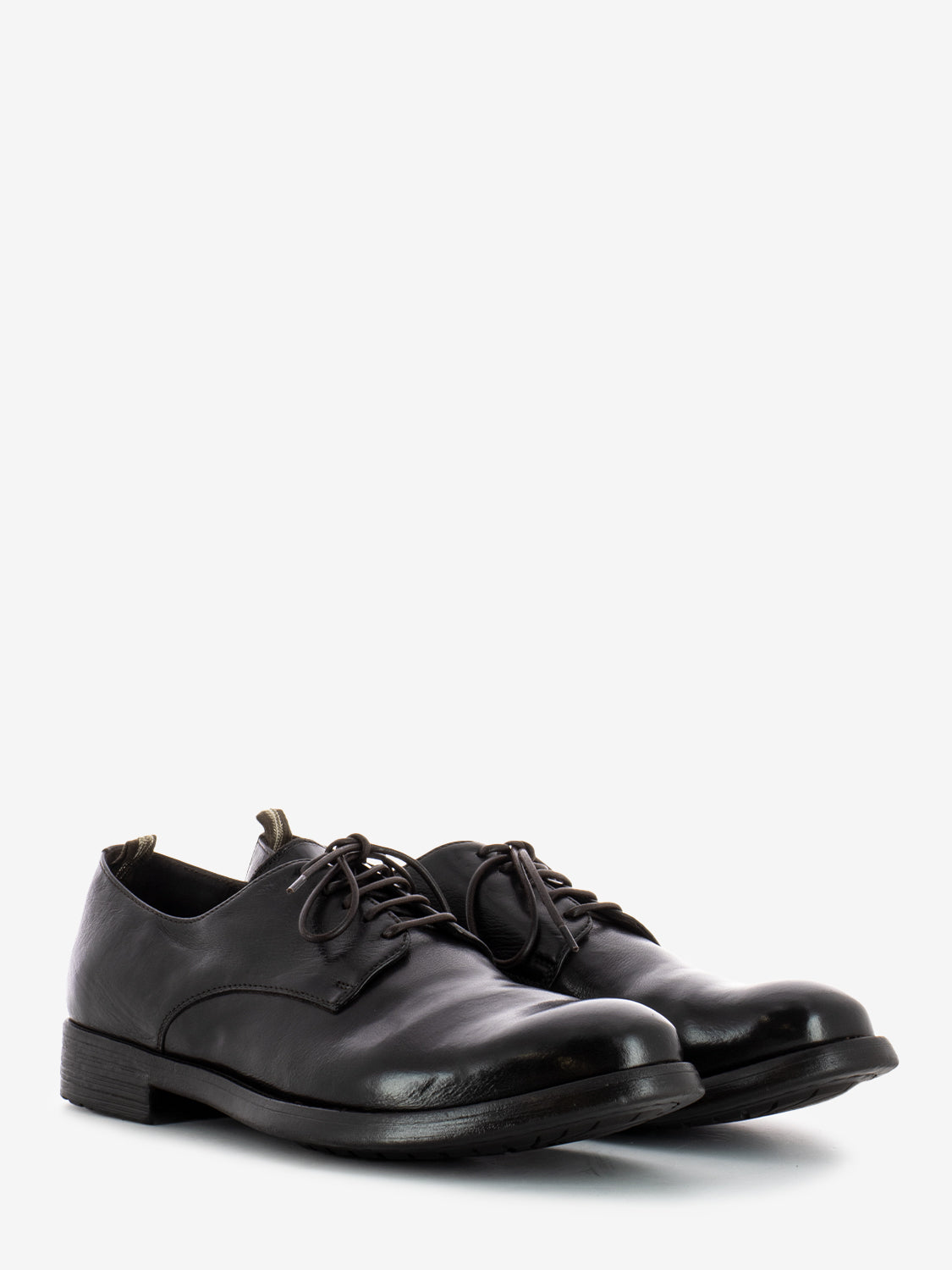 Brown soft leather derby