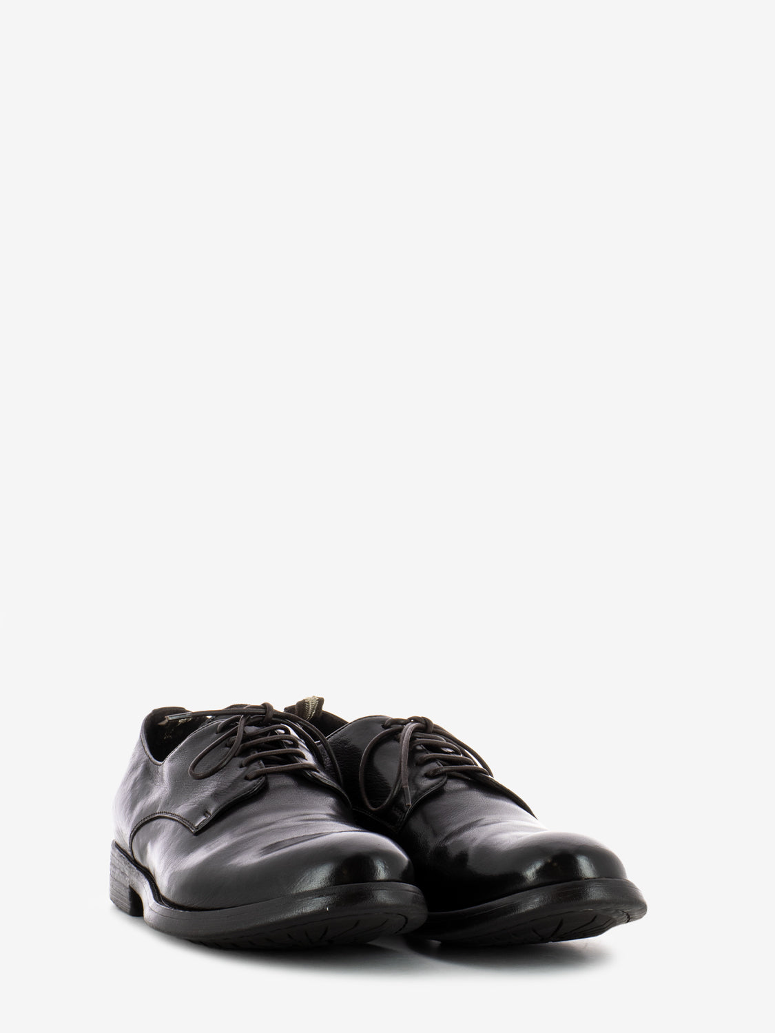Brown soft leather derby