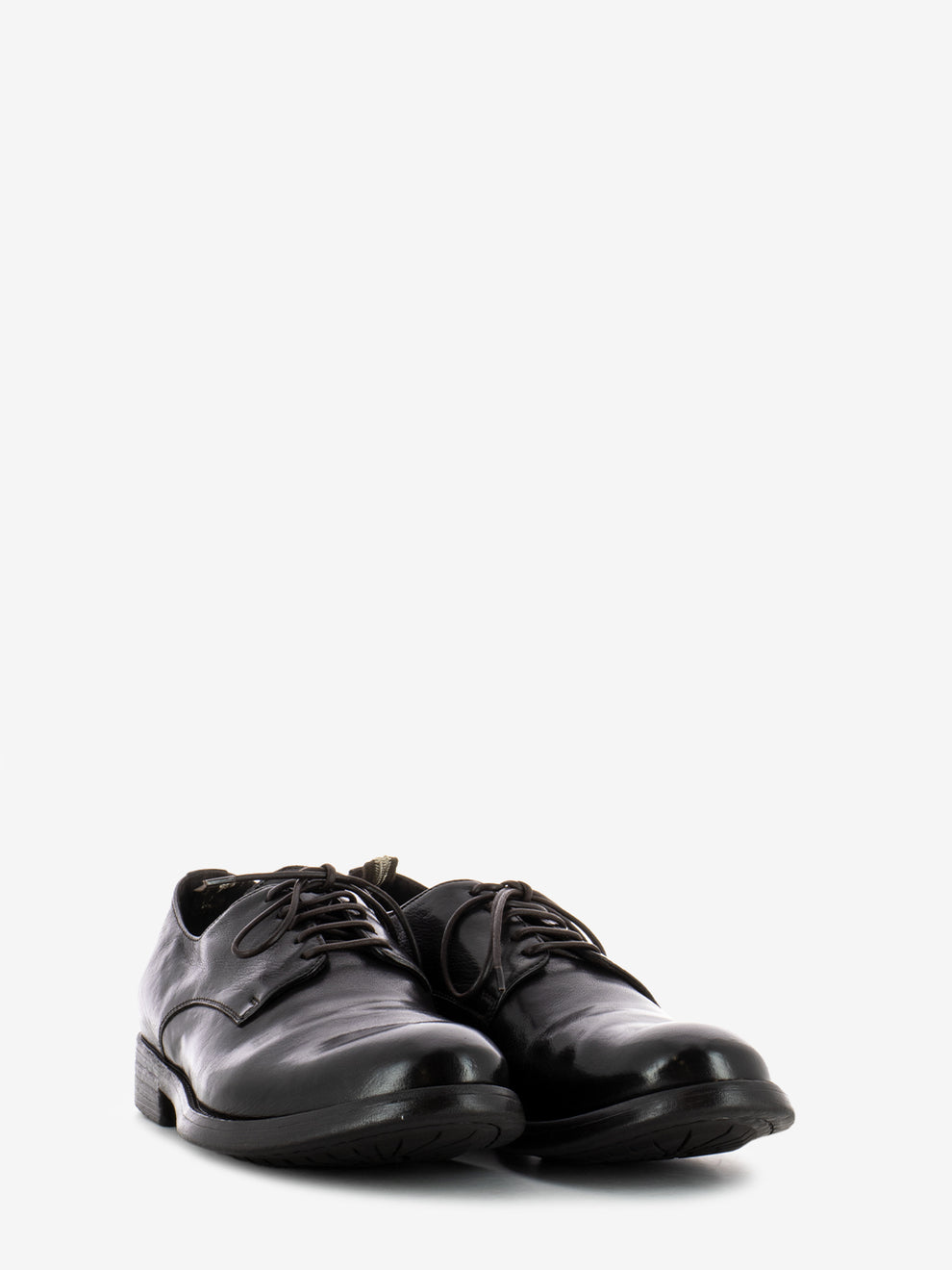 Brown soft leather derby