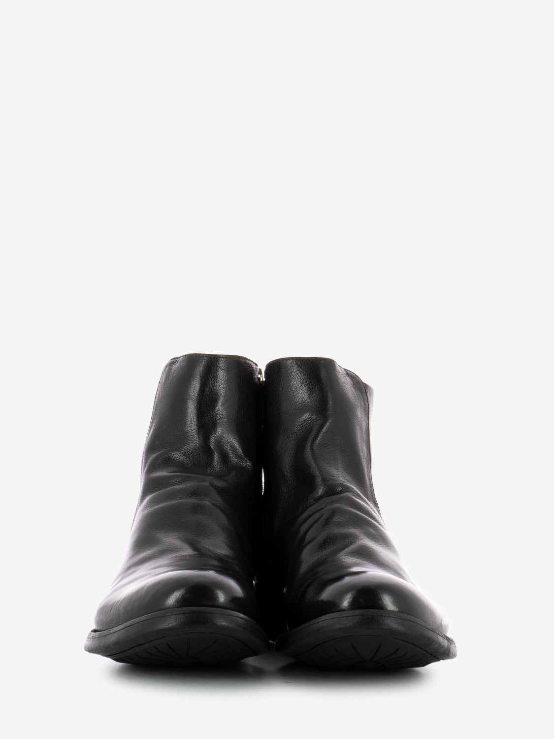 Officine Creative - Soft Leather Zip Ankle Boots Grey