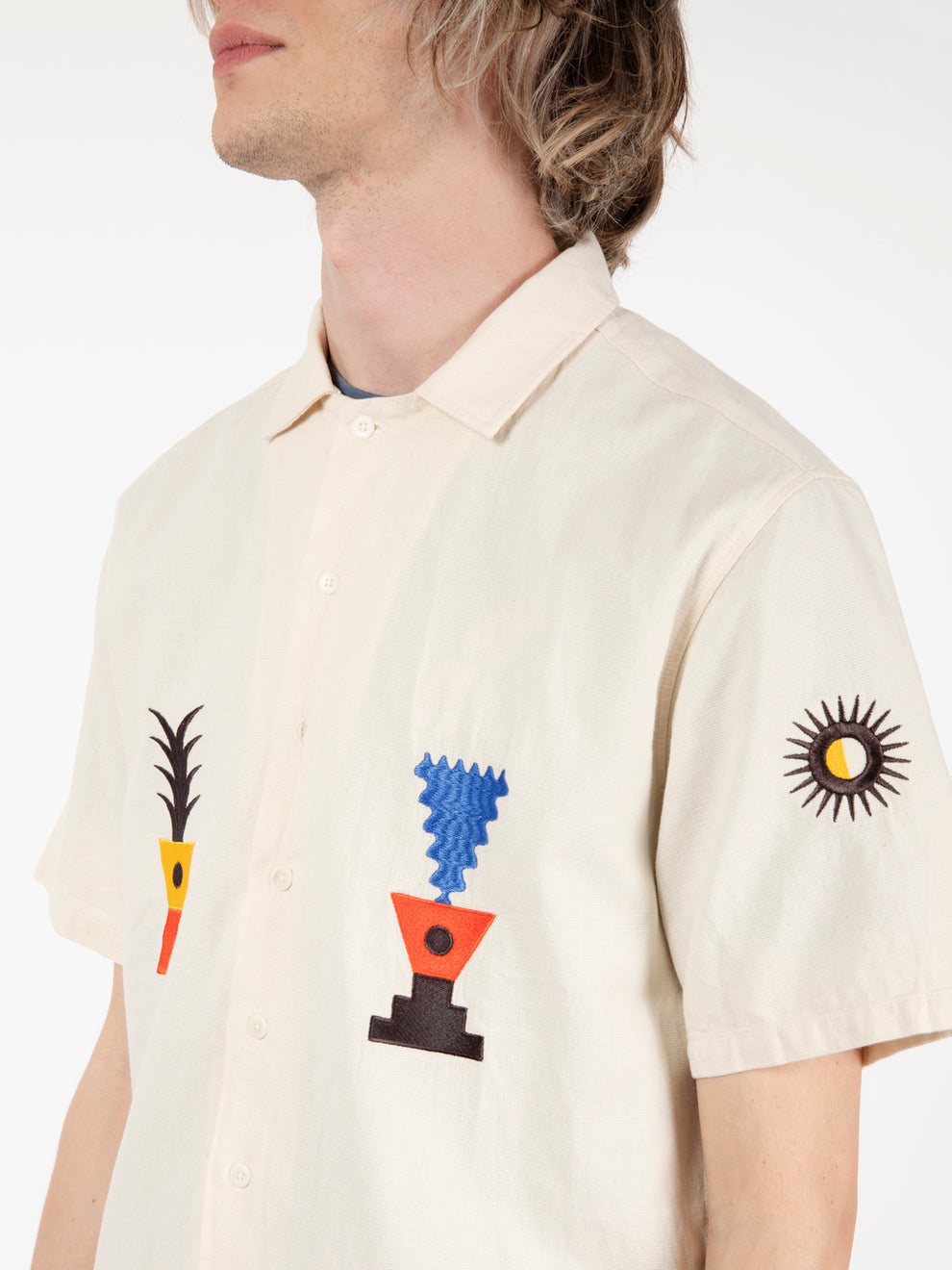 Aloha atoum off white shirt