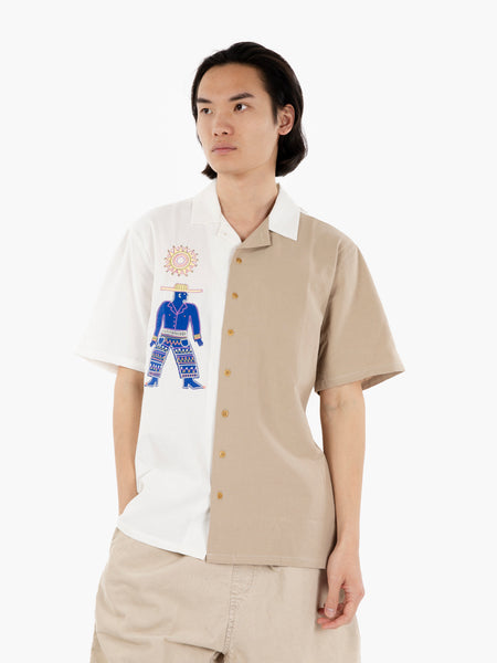 Camicia Aloha Fishermans cove ecrù