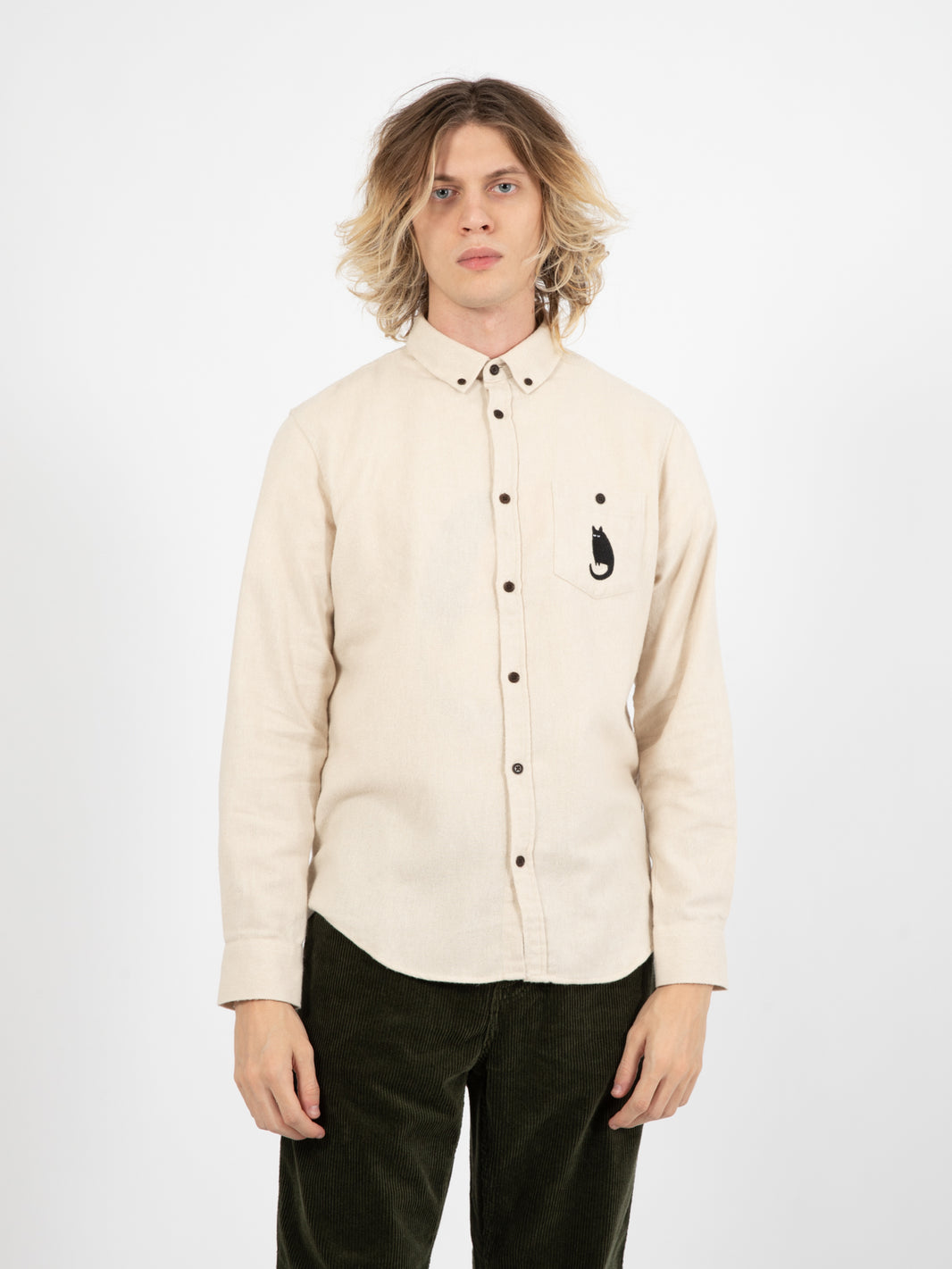 Camicia Bad Cat ecrù