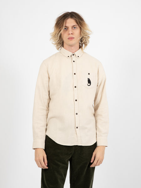 Camicia Bad Cat ecrù