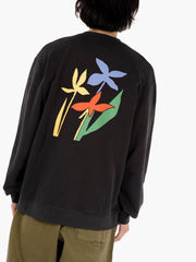 OLOW - Felpa Flora noir carbone
