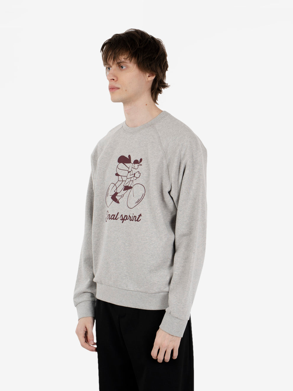 Sweatshirt Sprint grey marl