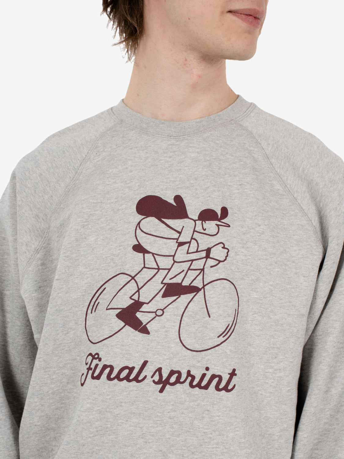 Sweatshirt Sprint grey marl