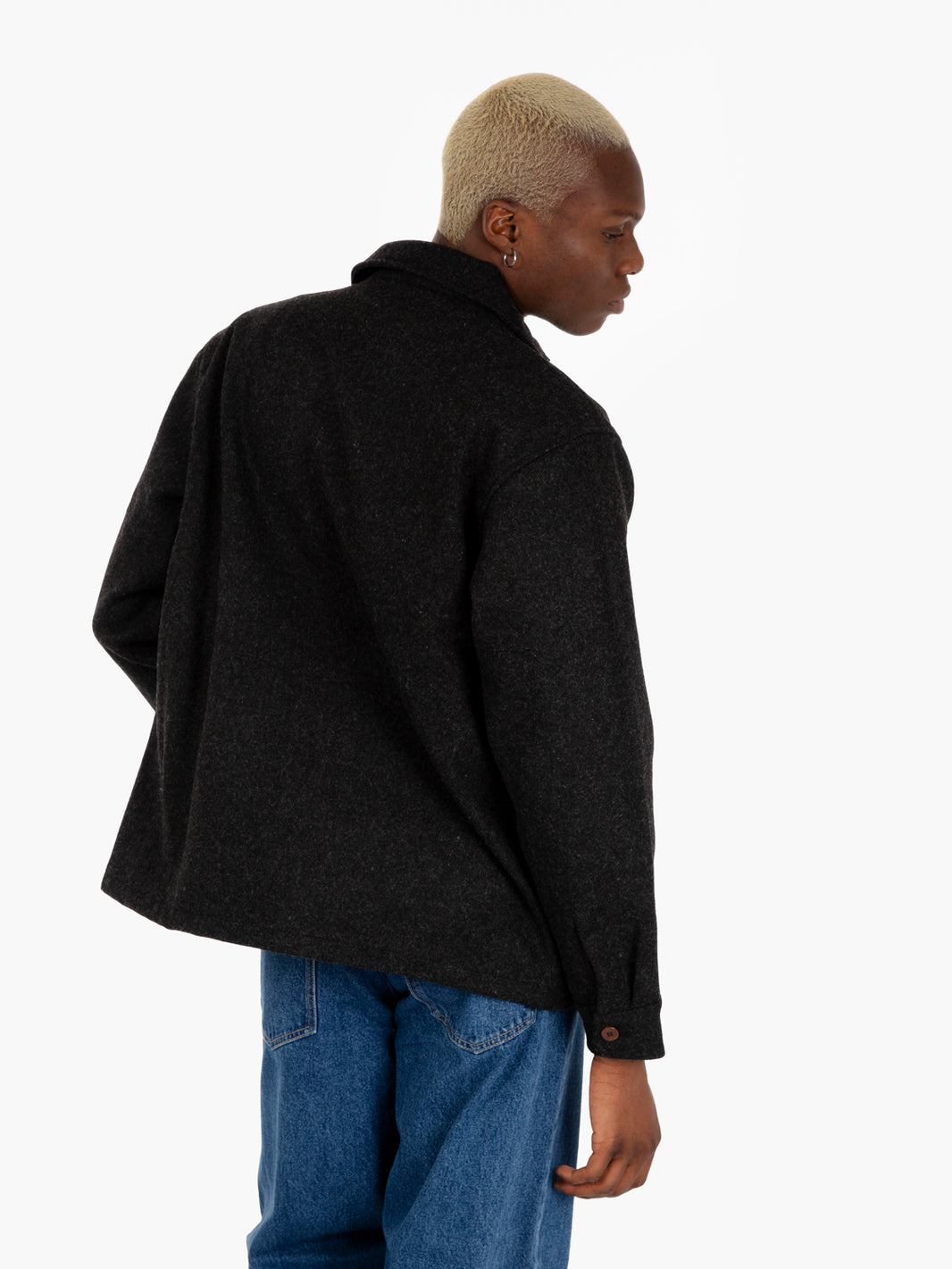 Percy black wool jacket
