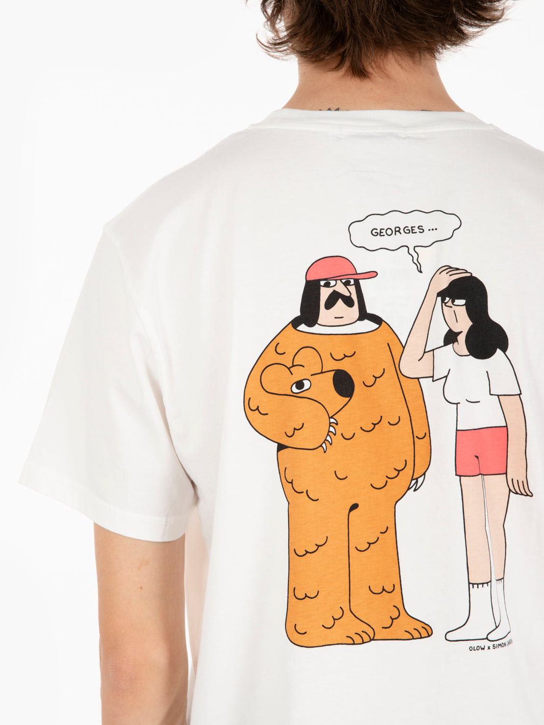 Bear Off White T-Shirt
