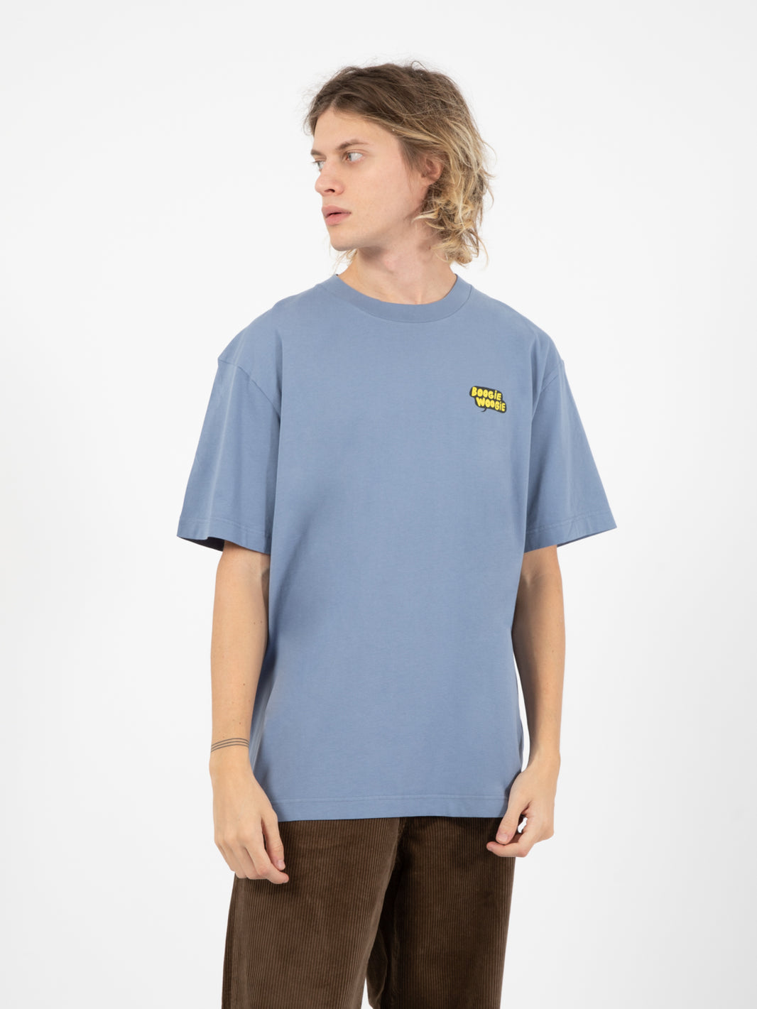 Boogie Woogie azure blue t-shirt