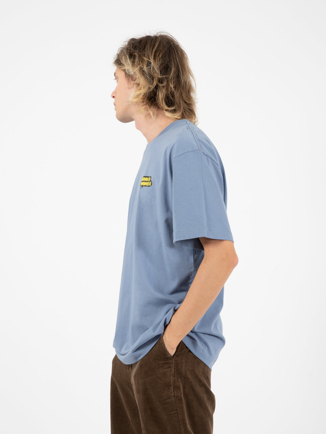 Boogie Woogie azure blue t-shirt