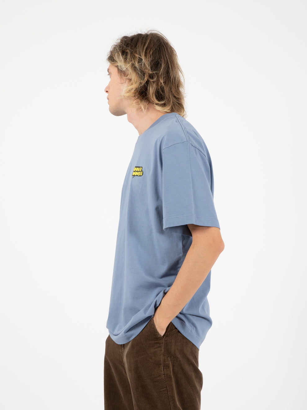 Boogie Woogie azure blue t-shirt